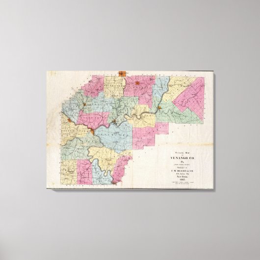Venango Co., Pa Canvas Afdruk (Voorkant)