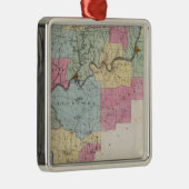 Venango Co., Pa Metalen Ornament (Rechts)