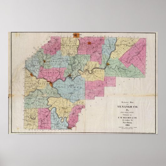 Venango Co., Pa Poster (Voorkant)