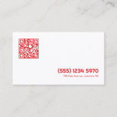 Venapunctie flebotomie visitekaartje (Achterkant)