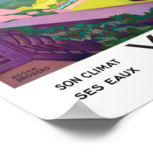 Vence France vintage Poster (Hoek)