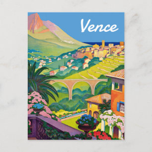 Vence, Franse Rivièra, Frankrijk, Briefkaart