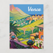 Vence, Franse Rivièra, Frankrijk, Briefkaart (Voorkant)