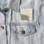 Vence Vierkante Button 5,1 Cm (In situ)