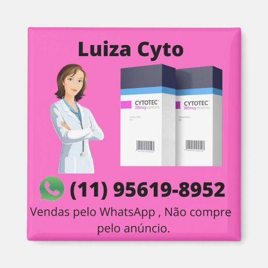 venda de cytotec original 11 95619-8952 magneet (Voorkant)