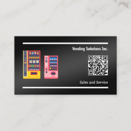 Vending Black Aangepaste QR Visitekaartje