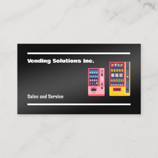 Vending Black Visitekaartje (Voorkant)