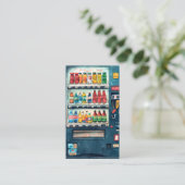 Vending Machine Business Card Visitekaartje (Staand voorkant)