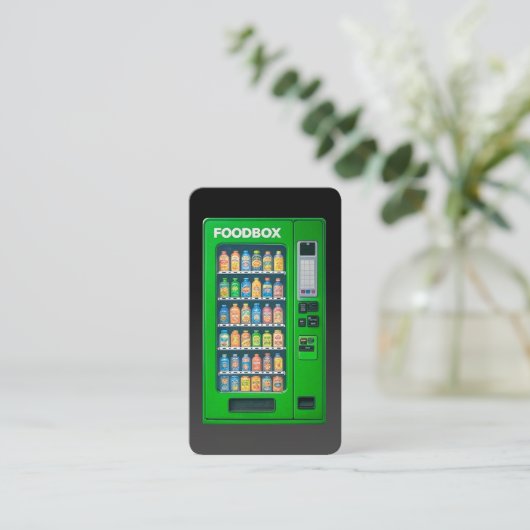 Vending Machine Maintenance Visitekaartje (Staand voorkant)