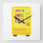 Vending Machine Vierkante Klok (Voorkant)