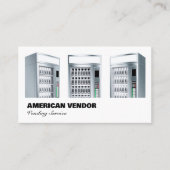 Vending Service Vendor Food Snack Visitekaartje (Voorkant)