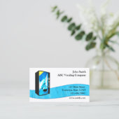 Vending Service-Visitekaartje Visitekaartje (Staand voorkant)