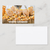 Vendo churros visitekaartje (Voorkant / Achterkant)