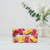 Vendo paletas de frutas visitekaartje (Staand voorkant)