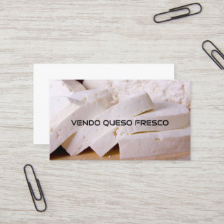 Vendo queso fresco visitekaartje