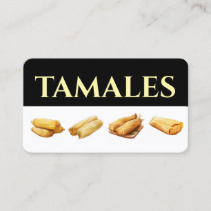 Vendo tamales-Visitekaartje Visitekaartje