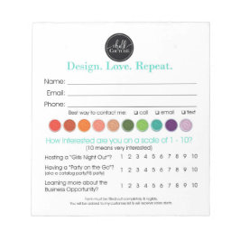 Vendor Leads Chalk Couture Drawing Booking Recruit Notitieblok