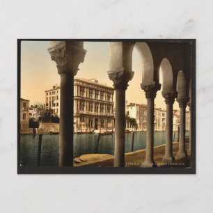 Vendramin Palace, Venetië, klassieke Photochrom Briefkaart