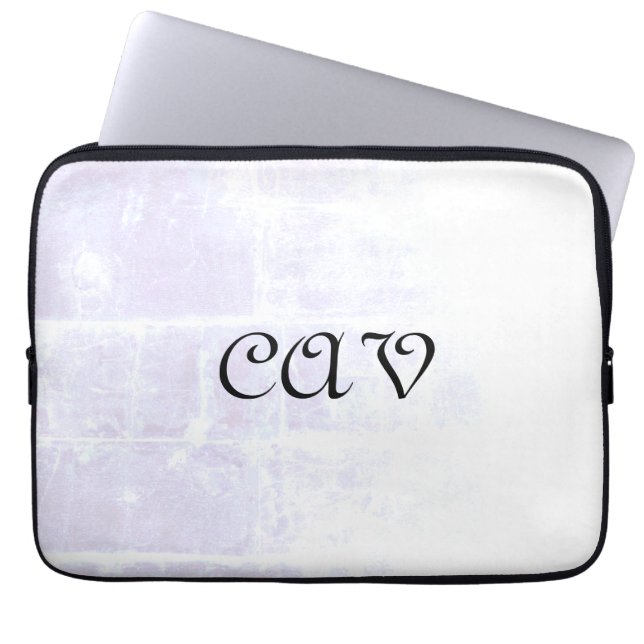 Vendredi Cornflower Blauw Laptop Sleeve (Voorkant)