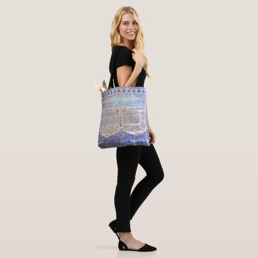 Vendredi 'Faded Jeans' Kijk Tote Bag (Op model)