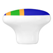 Vendsyssel district Denemarken vlag Keramische Knop (Zijkant)