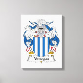 Venegas Family Crest Canvas Afdruk (Voorkant)
