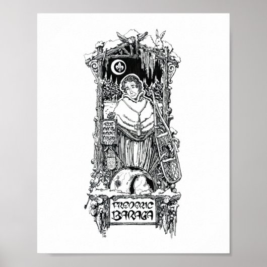 Venerable Frederic Irenaeus Baraga Poster (Voorkant)