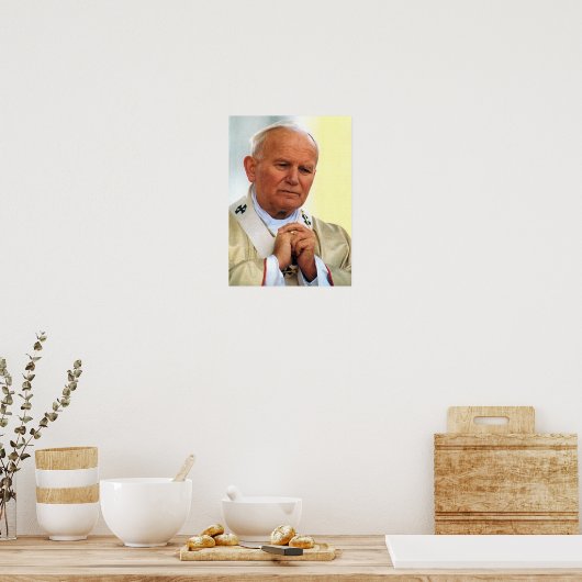 Venerable Pope John Paul II Poster (Keuken)