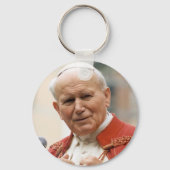Venerable Pope John Paul II Sleutelhanger (Voorkant)