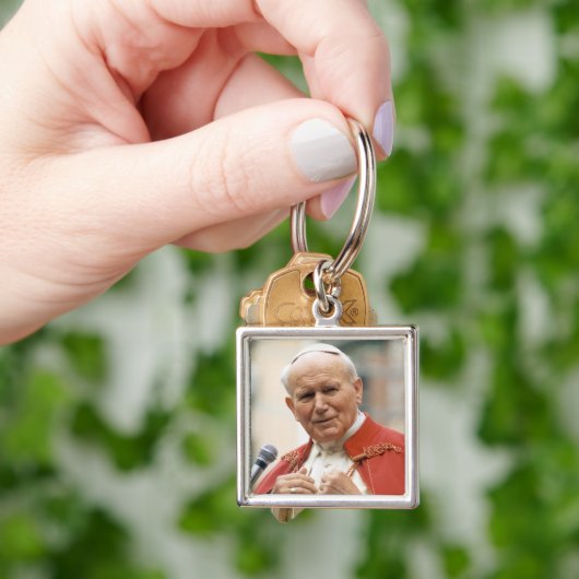 Venerable Pope John Paul II Sleutelhanger (Hand)