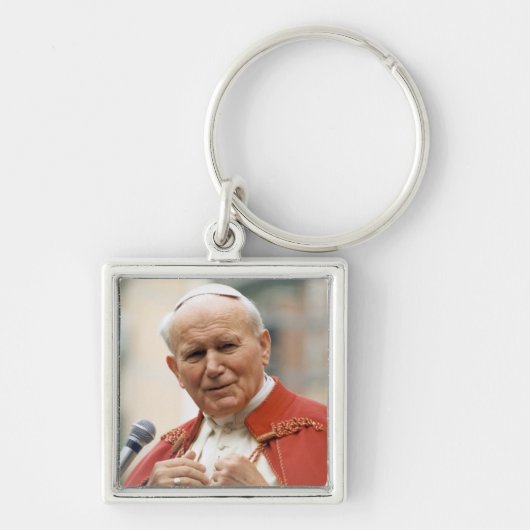 Venerable Pope John Paul II Sleutelhanger (Voorkant)
