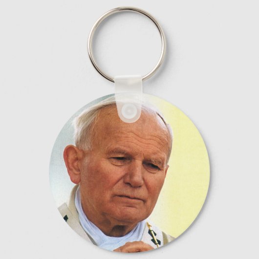 Venerable Pope John Paul II Sleutelhanger (Voorkant)