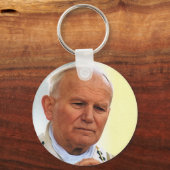 Venerable Pope John Paul II Sleutelhanger (Voorkant)