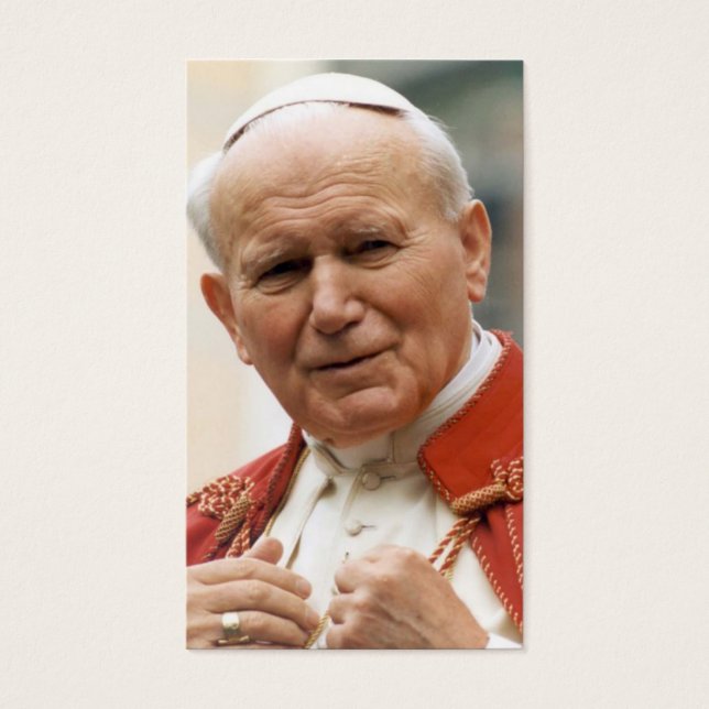 Venerable Pope John Paul II Visitekaartjes (Voorkant)