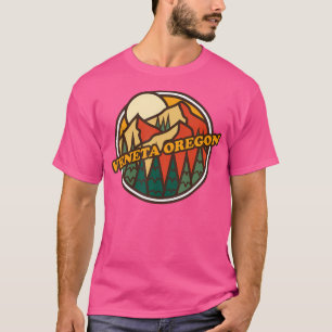Veneta Oregon Mountain Hiking Souvenir Pri T-shirt