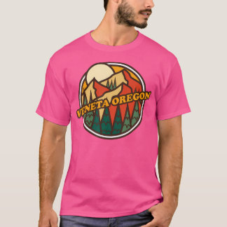  Veneta Oregon Mountain Hiking Souvenir Pri T-shirt