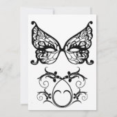 Venetia Carnivale Masker Victorian Sierlijke Versi Save The Date (Achterkant)