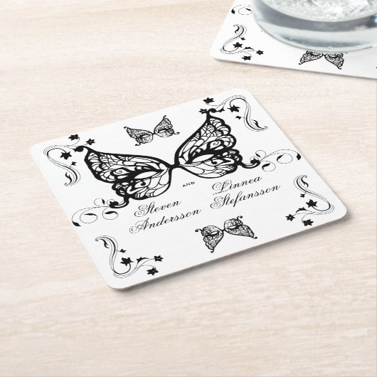 Venetia Carnivale Masque Victoriaans  Vlaanderen Kartonnen Onderzetters (Schuin)