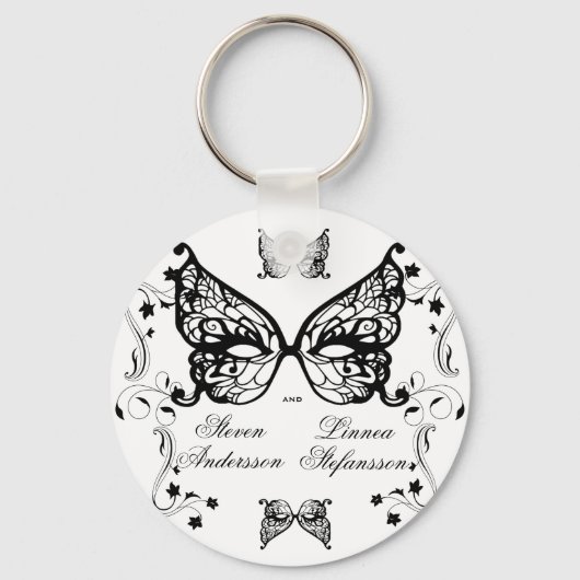 Venetia Carnivale Masque Victoriaans Vlaanderen Sleutelhanger (Voorkant)