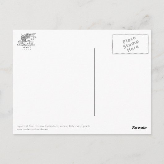 Venetiaans Briefkaart (Achterkant)