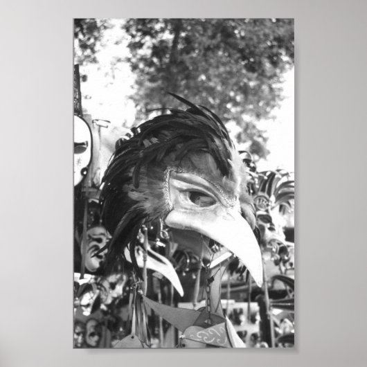 Venetiaans carnaval Masker Venice Italy Poster Pri (Voorkant)