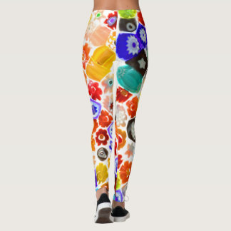 VENETIAANS FLORAGLAS LEGGINGS