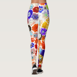 VENETIAANS FLORAGLAS LEGGINGS