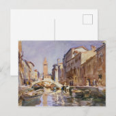 Venetiaans kanaal briefkaart (Voorkant / Achterkant)