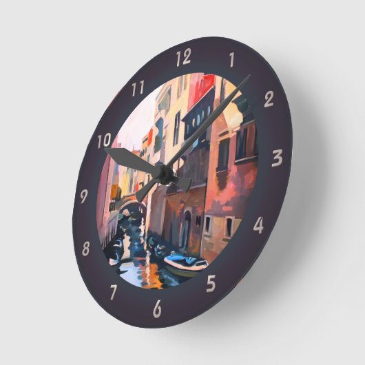 Venetiaans kanaal - Kunstschilder Ronde Klok (Hoek)