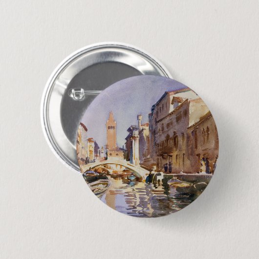 Venetiaans kanaal ronde button 5,7 cm (Voorkant /achterkant)