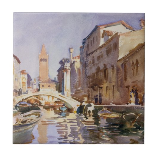 Venetiaans kanaal tegeltje (Voorkant)