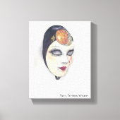 Venetiaans Masker 1 Canvas Print (Voorkant)