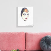 Venetiaans Masker 1 Canvas Print (Insitu (Woonkamer))