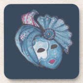 Venetiaans masker bier onderzetter (Voorkant)